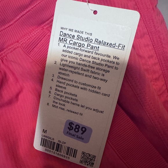 Pink Dance Studio Relaxed-Fit Cargo Pants - Picture 2 of 3